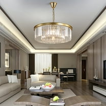 ChicHomey New E12 Luxury Crystal Ceiling Lamp Chandelier Pendant Light Lighting Fixture