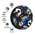 thumbnail image 4 of Fotbe Football Funda de Llanta de Repuesto con Estampado, Engrosada, Ajuste Universal para Jeep, Remolque, RV, SUV, Camión-16 inch, 4 of 6