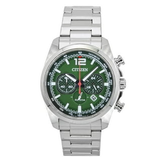 Citizen Eco-Drive Chronograph Green Dial Men's Watch CA0775-87X