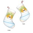 thumbnail image 3 of Salouo Corgi In The Shower Cap Bathing Print Christmas Stockings,Large Xmas Stocking Set of 1 Holiday and Farmhouse Stocking for Christmas Holiday Party Decoration(17.7*11 Inch), 3 of 7