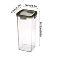 thumbnail image 2 of Wovilon Storage Trunk Storage Bags Sealing Tank Grain Miscellaneous Grain Kitchen Storage Jar Food Grade Transparent Plastic Jar, 2 of 3