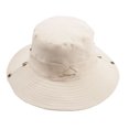 thumbnail image 2 of Men's Bushmaster Sun Protection Floppy Visor Bucket Hat (Khaki), 2 of 3