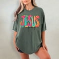 thumbnail image 6 of Christian Neon Sublimation Design – Jesus Loves You – Comfort Colors Style for T-Shirts, Tumblers, Sweatshirts, Crafts, 6 of 8