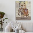 thumbnail image 2 of Stupell Industries Man Riding Elephant Islamic Inspired Architecture,36 x 48,Designed by Ziwei Li, 2 of 6