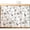 White, variant on Vintage Country Cabinet Curtains for Shelves, Farmhouse American Rustic Cabins Animals Privacy Curtain for Closet Self Adhesive, Dust-Proof Drapes for Closet Storage Room Classroom 32"W x 55"L