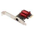 thumbnail image 1 of PCIe  Adapter, PCIe  Card RTL8125B Chip Anti Interference RJ45 Port  for Office, 1 of 7