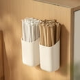 thumbnail image 4 of Gnmfd Magnetic Fridge Storage Box Wall Mounted Container for Straws Chopsticks Pens Small Kitchen Bathroom Office Organizer for Countertop Storage Shelves and Storage Essentials, 4 of 6