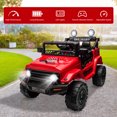thumbnail image 4 of 12V Kids Ride on Jeep Car Electric 2 Seats Off-Road Truck SUV Vehicle with Remote LED Lights Red, 4 of 9
