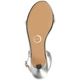 thumbnail image 5 of Journee Womens Jemry Crossover Strap Kitten Heel Dress Sandals, 5 of 9