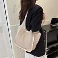 thumbnail image 3 of MesaSe Women Handbag Weave Shoulder Bag Patchwork Large Contrast Color Totes Bag(Pink), 3 of 8