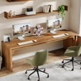 thumbnail image 5 of 78.7 ‘’ Wooden Extra Long Desk, 2 Person Long Computer Desk, 5 of 5