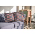 thumbnail image 5 of Coussin en Tissu Broadcloth Intérieur/extérieur Rouge et Bleu 28x28, 5 of 5