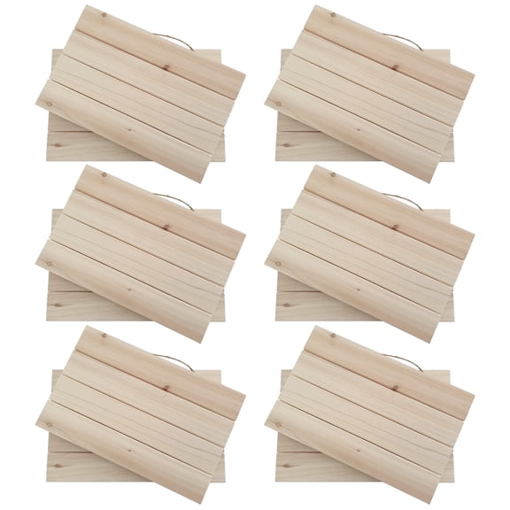 6 Packs: 2 ct. (12 total) 17" Natural Plaque by Make Market