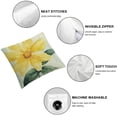 thumbnail image 6 of BANET Summer Pillow Covers Watercolor Daisy Yellow Floral Outdoor Throw Pillow Covers Set of 2 Rustic Pillowcases Farmhouse  Cushion Covers for Couch Bed Sofa Spring Summer Home Decor 20x20in, 6 of 7