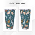 thumbnail image 3 of Bingfone Dogs for 20 Oz Stainless Steel Travel Mug Double Wall Water Coffee Cup for Home,Office, Outdoor Works Great for Ice Drinks and Hot Beverage-Straw Two-piece Set, 3 of 8