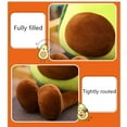 thumbnail image 4 of BOBO Large Avocado Fruit Soft Plush Toy Furry Stuffed Toy Avocado Plush Doll Cute Toy Avocado Stuffed Pillow Kawaii Food Shaped Fruit Series Hugging Pillow for Kids, 4 of 7