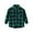 Green, variant on XEGLSBU Boys Long Sleeve Shirts Size 12-14 Graphic Kids Flannel Tops Plaid Long Sleeve Lapel Button down Baby Boys Girls T-Shirt Outwear Blue Size 2-3 Years