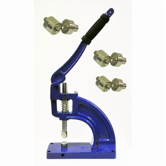 grommet press with 3 dies Self Piercing Grommet Press,#0(1/4"),#5(5/8"),#4 (1/2")