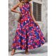 thumbnail image 5 of Vestido PRETTYGARDEN Floral Maxi de un Hombro sin Mangas Talla M, 5 of 8