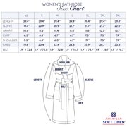 American Soft Linen Women’s Fleece Bathrobe – Luxury Soft, Plush, Fuzzy & Warm Robe for Women, Cozy Spa Quality Adult Bathroom Lounge Robe