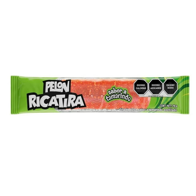 Dulce enchilado Pelon Pelo Rico Ricatira sabor tamarindo 29 g