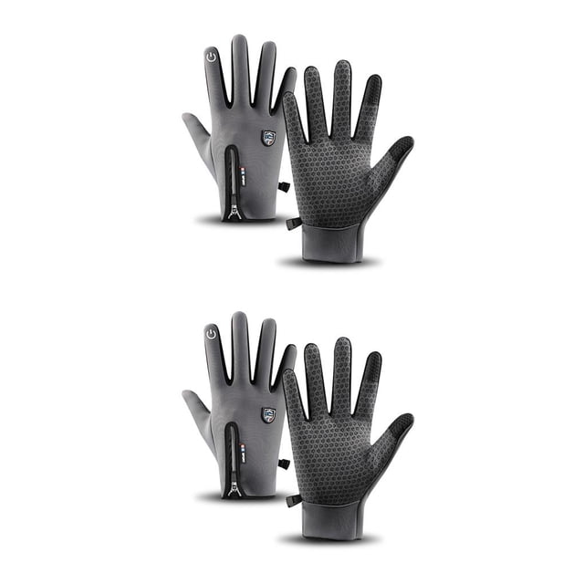 Advancent Guantes de invierno para exteriores, impermeables, a prueba de viento, pantalla táctil, cálidos, Unisex, senderismo, Camping, mano, Type5 NO5
