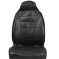 thumbnail image 2 of RealFeel Faux PU Leather Car Seat Covers, Front Pair, High Back Leatherette, 2 of 7