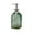 Green#4, variant on Horizontal Stripe Glass Liquid Soap Bottle 350ml Refillable Pump Dispenser for Hand Soap Shampoo Body Wash Durable Press Type Container for Bathroom or Kitchen Counter Organization Orange