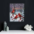 thumbnail image 4 of COMIO   Canvas Wall Art Prints Cardinal and Berries Artwork Winter Scene Picture for Holiday Decor, 4 of 4