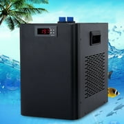 Anqidi 42 Gallon Aquarium Chiller Aquarium Water Chiller Cooling System Air-Cooled Fish Tank Chiller Water Cooler Black 160L 110V