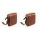thumbnail image 2 of Advancent Bolsa de almacenamiento de púas de guitarra con cierre de cremallera portátil, contenedor organizador de plectro a prueba de Mitad de malla marrón 2piezas, 2 of 6