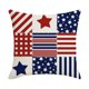 thumbnail image 2 of Independence Day Pillow Covers Striped Print Seat Cushions For Indoor Holiday Decor, 2 of 6