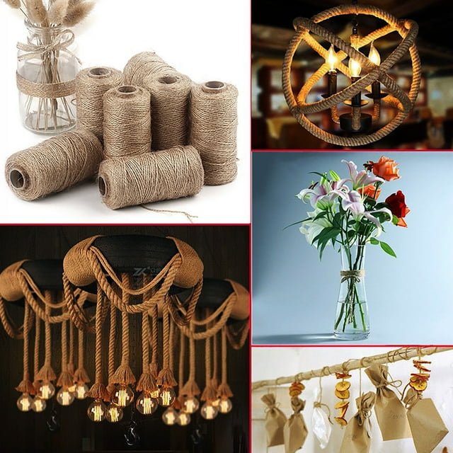 TIMIFIS Home Decor 100M Handmade Linen Cords Rope String DIY Craft Decoration Office DecorFall s