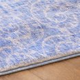 thumbnail image 5 of Addison Rugs Dream Shag Premium Machine Washable Transitional Nautilus Blue Round Rug, 8' x 8', 5 of 8