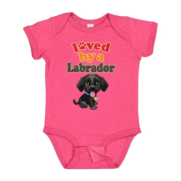 Inktastic Labrador Retriever Dog Black Lab Boys or Girls Baby Bodysuit