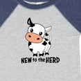 thumbnail image 4 of Inktastic New to the Herd Cute Cow Boys or Girls Baby Bodysuit, 4 of 5