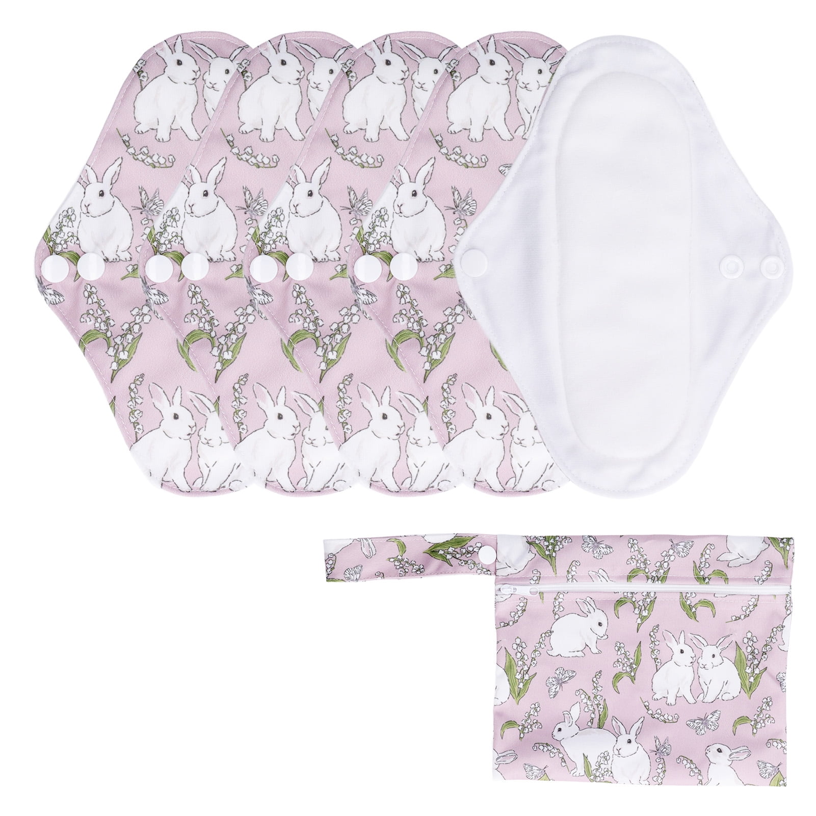 Washable Menstrual Pad, Reusable Sanitary Pad Environmentally Friendly