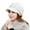 White, variant on ICHUANYI Winter Visor Beanie Hat for Men and Women Brim Knit Billed Cap Thick Solid Color Hats