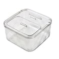 thumbnail image 6 of Desk Trash Can with Lid - Transparent Visible - Wide Opening - Handsfree Phone Holder - Large Capacity - Desktop Mini Garbage Basket - Office Supplies, 6 of 8
