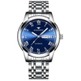 thumbnail image 2 of Resicozy Wrist Watches for Unisex Fashion Casual Quartz Watch Stainless Steel Watch with Day Date B, 2 of 3