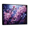 thumbnail image 2 of Designart "Full Glory Of Lilac Flowers I" Lilacs Floater Framed Canvas Prints, 2 of 5