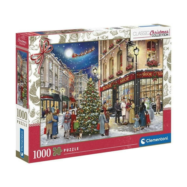 Clementoni - 1000 piece Puzzle - Christmas Stroll - Made in Italy