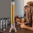 thumbnail image 2 of 3L Beer Tower Dispenser, Clear Liquor Tower Dispenser with Removable Ice Tube, 2 of 15