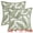 Green, variant on Unique Bargains Pack of 2 Leaf Pattern Chenille Throw Pillow Covers Light Brown