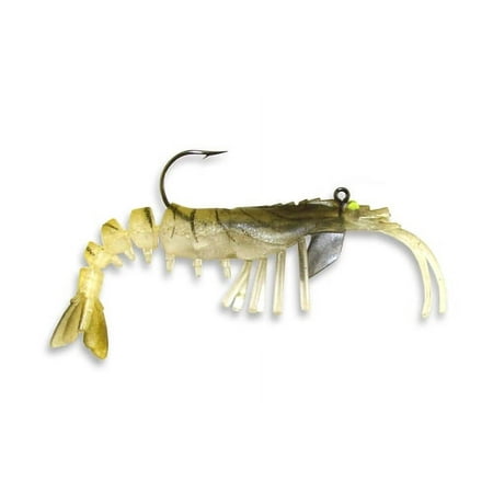 Egret E-VS20-16-08 Vudu Shrimp Gold 2 Soft Plastic Fishing Sinkbait Lure