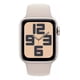 thumbnail image 1 of Apple Watch SE (2nd GEN) GPS • Caja de aluminio blanco estelar de 44 mm • Correa deportiva blanco estelar - M/L, 1 of 6