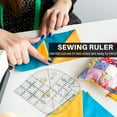 thumbnail image 5 of Curved Corner Cutter Quilt Ruler, Sewing Patchwork Ruler Template Tool,, 5 of 10