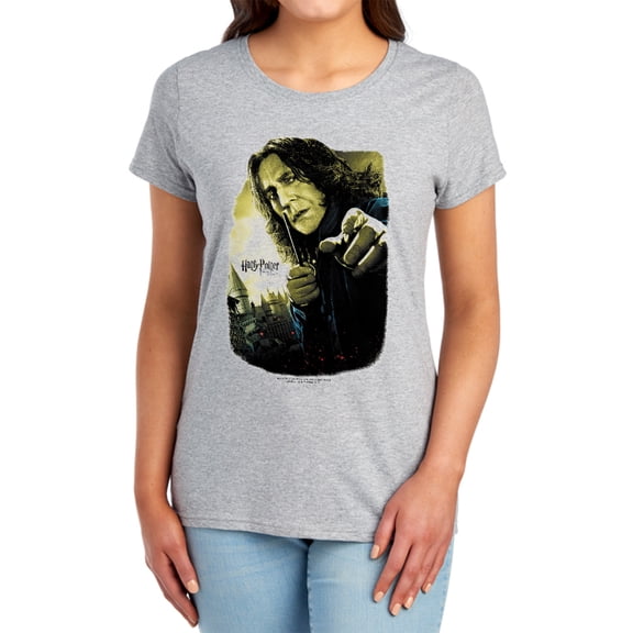Harry Potter Snape Poster Women's T Shirt, Athletic Heather, Large
