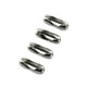 thumbnail image 2 of Naiovety 50 piezas de cierre de eslabón de conector de cadena de bolas, diámetro liso de 4,5/5mm, accesorios de hechos a mano Artesanía Plata 4.5 mm, 2 of 6
