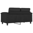 thumbnail image 3 of vidaXL Sofa Chair Accent Upholstered Single Sofa Chair Black Faux Leather, 3 of 7